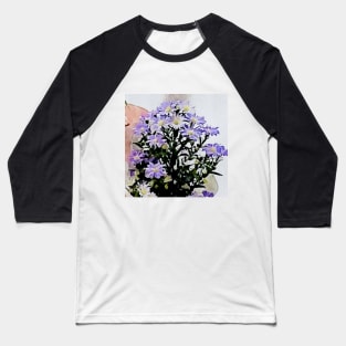purple daisy flowers(watercolor painting) Baseball T-Shirt